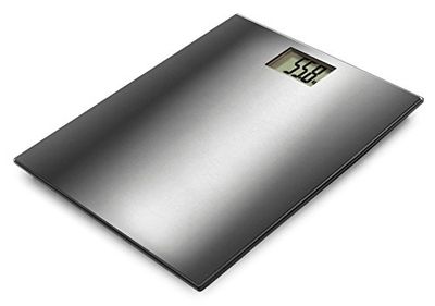 Lacor 61740 – Bilancia da bagno in acciaio inox, 180kg