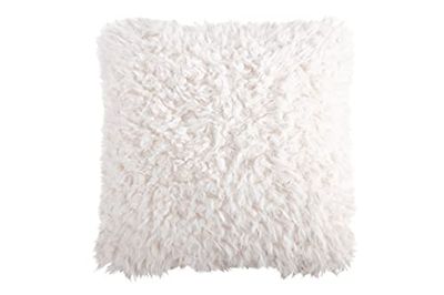 HOUSSE DE COUSSIN MOUTON BLANC 40X40 cm