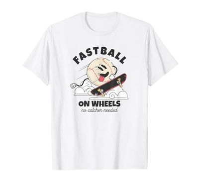 Divertida pelota de béisbol sobre ruedas, no necesita receptor Camiseta