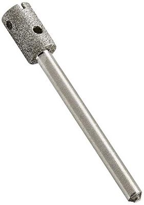 Dremel 663 Broca para vidro impregnado com diamante, acessório para ferramentas rotativas com 6,4 mm de diâmetro para perfurar e cortar vidro