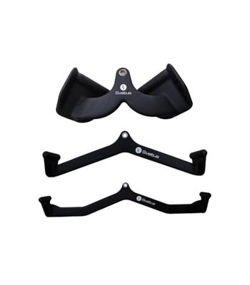 Sveltus, Maniglie di tiraggio Unisex Adulto, Nero, Taglia Unica