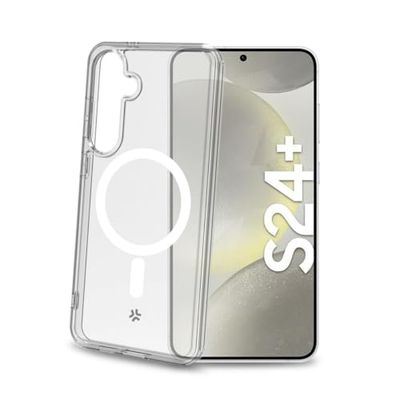 Celly Custodia per cellulare bianco trasparente Galaxy S24 Plus
