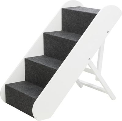 TRIXIE - Passeggino regolabile per animali domestici, 4 gradini, colore: Bianco