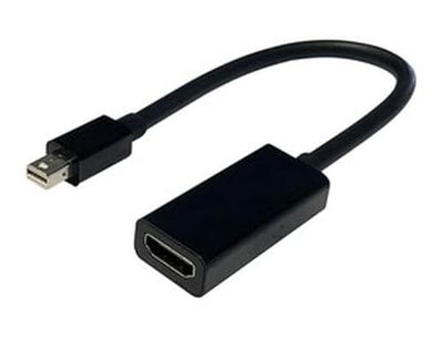 Mini DisplayPort mannelijk naar HDMI-adapter, ideaal voor het aansluiten van HD-apparaten. Zet het signaal om om te genieten van scherpe beelden en levendige kleuren op uw scherm.