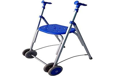 Rollator C30 Rollator van aluminium, inklapbaar, in hoogte verstelbaar, blauw