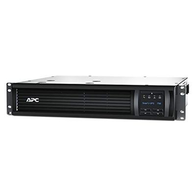 APC Smart-UPS 750VA LCD RM - UPS (rack-mountable) - AC 230 V - 500 Watt - 750 VA - Ethernet, RS-232, USB - output connectors: 4 - 2U - black - with APC UPS Network Management Card - for P/N: AR4018SPX432, AR4024SP, AR4024SPX429, AR4024SPX431, AR4024SPX432, NBWL0356A