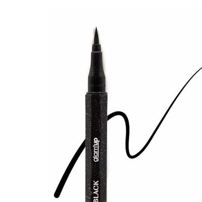 Glam'Up Paris - Eyeliner Précision Pixel Ultra Black - Feutre Pointe Ultra Fine - Séchage Rapide - Haute Précision - Mine Réversible Duo Tip - Longue Tenue Waterproof - Noir