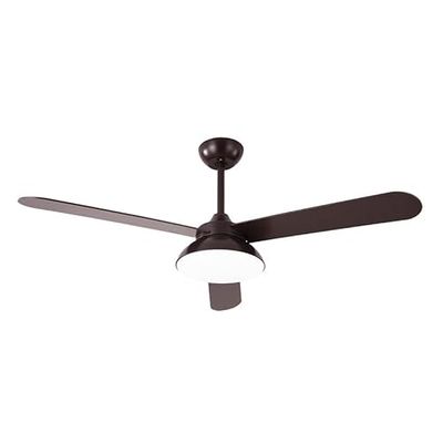 Eden pulse Bruine ventilator, 3 vleugels, bruin/beuken, 24 W, 2950 lm, geïntegreerde led, afstandsbediening, 35,6/47 x 132 x 132 cm