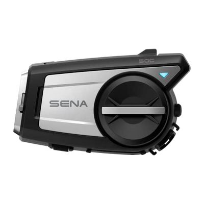 Sena 50C Appareil de Communication Bluetooth et Caméra 4K, Sound by Harman Kardon, Intercom Mesh Intégré, Haut-parleurs et Microphone Premium