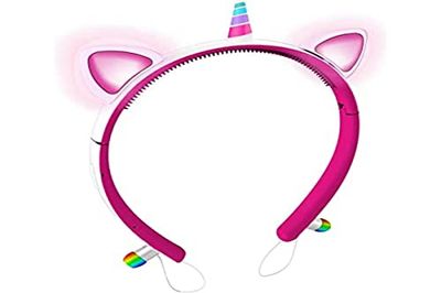 eKids HY-FUNI-EU-PNK opaska na głowę Bluetooth, różowa