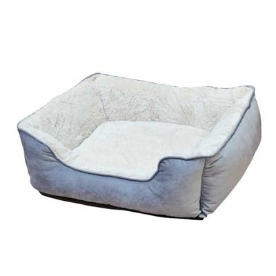 Nobby Lit Confortable rectangulaire Classic TOFA Gris/Beige L x l x H : 70 x 60 x 20 cm