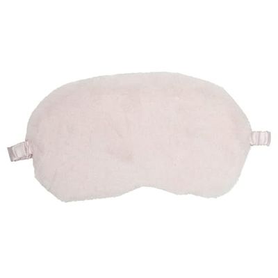 Draeger slaapmasker slaapmasker roze ultra zacht gewicht kunstbont