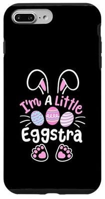 Im A Little Eggstra - Uovo di Pasqua divertente da caccia per bambini e bambine Custodia per iPhone 7 Plus/8 Plus