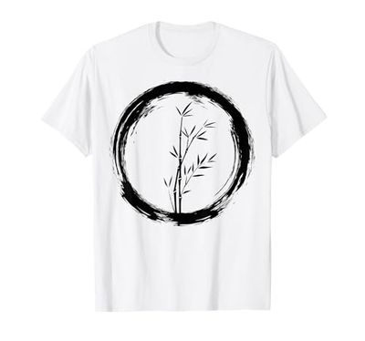 ZEN Bamboo relax nature, círculo minimalista Camiseta
