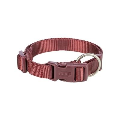 TRIXIE Collar Premium, M–L, 35–55 cm/20 mm, Sangría