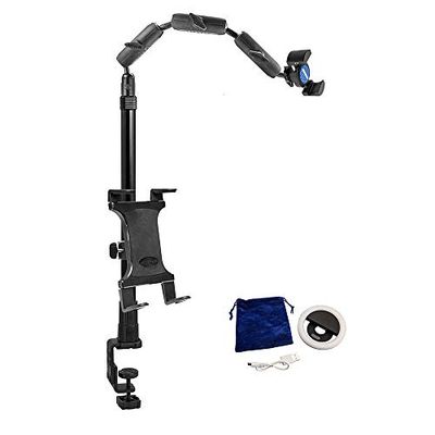ARKON Remarkable Creators - Soporte para teléfono o cámara con Anillo de luz para manicura, repostería y Manualidades