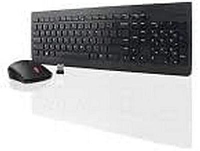 Lenovo Essential Wireless Keyboard and Mouse Combo (Black) - Belgian/UK English 120