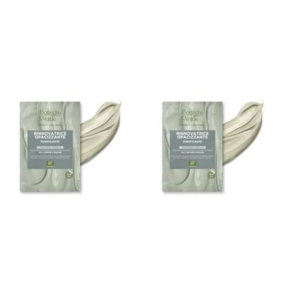 Bottega Verde - Estratti di bellezza - Maschera Argilla - con Argilla verde di Sicilia ed estratto di Salice - riequilibrante, rinnovatrice, opacizzante (8 ml) - pelli impure o grasse