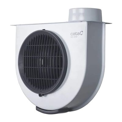 CATA GS 600 Ventola Aspirazione Cucina Estrattore Aria a 480 m³/h Porta di Scarico 11 cm Livello Rumore 50dB(A) Consumo 105W Filtro in Metallo con Vassoio Classe Energetica C 37,5 cm