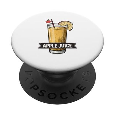 Refrescante impresión gráfica de jugo de manzana PopSockets PopGrip Adhesivo