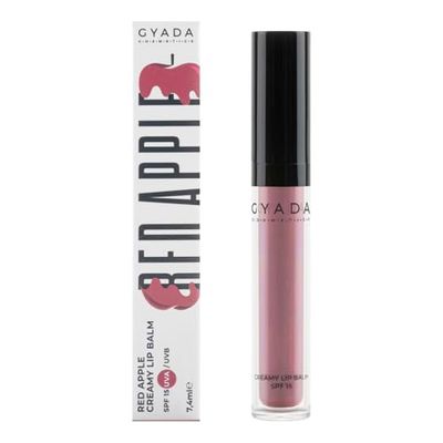 GYADA COSMETICS, Red Apple Creamy Lip Balm SPF15-02 Royal Gala, Tonalità Malva, Sottotono Neutro Freddo, Balsamo Labbra Colorato, Protegge da Raggi UVA e UVB, Nutriente e Rimpolpante, 7.4 ml