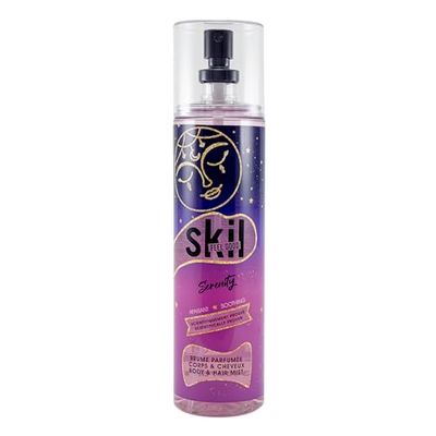 Skil - Nebbia profumata da donna Serenity, collezione Feel Good – Fragranza al sandalo gelsomino, flacone spray 250 ml, prodotto in Francia a Grasse