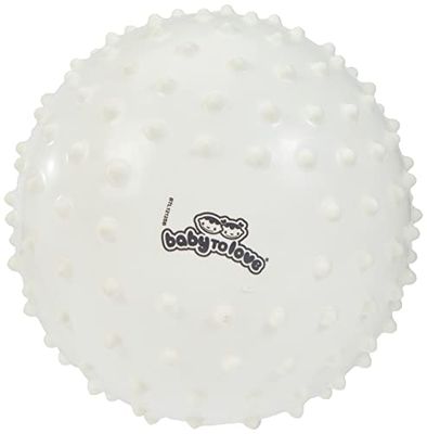Baby To Love - Pelota para bebé, color blanco