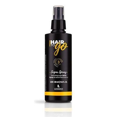 LENDAN - Spray Texturizer Capelli - Hair To Go Sugar Spray - 200 ml - Potenza delle Onde dei Capelli - Anti-crespi - Criniera più luminosa - con filtro di protezione solare - Senza sale