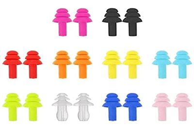 TX Soft Silicone Ear Plugs for Sleeping Travel Hearing Protection 10 Pairs