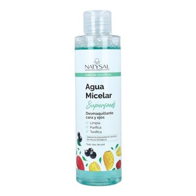 NATYSAL Agua MICELAR SUPERFOODS 200ml, Único, Estándar