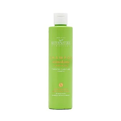 Maternatura, Shampoing Stimulant pour Cheveux Sujets à la Chute à l'Ylang Ylang - Routine Beauté Bio pour Cheveux Sujets à la Chute, Made in Italy - 250 ml