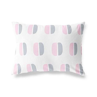 BonaMaison Willekeurig Patroon Decoratieve Kussensloop, Kussenhoezen Bank, Decoratieve Kussenhoesjes, Kussensloop; Sofa, Slaapkamer, Kantoor, Auto 45x60 Cm - Ontworpen en vervaardigd in Turkije