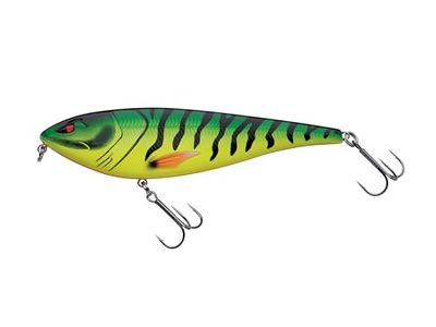 Berkley Zilla Glider, leurre de pêche Predator, appât Coulissant Lent, Action de flanc, Fort cliquetis, Profondeur de plongée 0,5-2m, 13cm, Perch