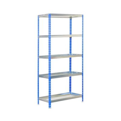 Simon Rack Estanteria para Plantas, Huerto Vertical, 1800x900x300 mm, 180 kg de Punto Flexión, 5 Estantes, Estanteria Plantas, Azul/Galva - Simon Garden