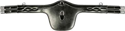 HKM Soft Sangle de Selle en Cuir Noir 110