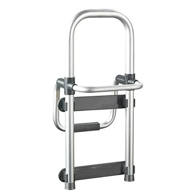 Maximex Secura Instaphulp voor de badkuip, eenvoudige montage, belastbaar tot 150 kg, van duurzaam aluminium en stevig kunststof, zilver