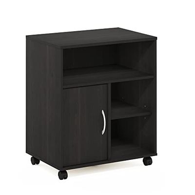 Furinno Econ Home Office Support d'imprimante sous Le Bureau avec roulettes, Espresso