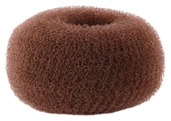 BIFULL Blond Rembourrage pour Chignon 9 cm, Noir, Estandar