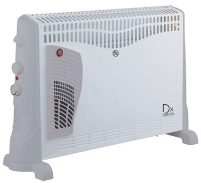 Drexon 743300 Mobiele convector 2000 W met turbo, wit