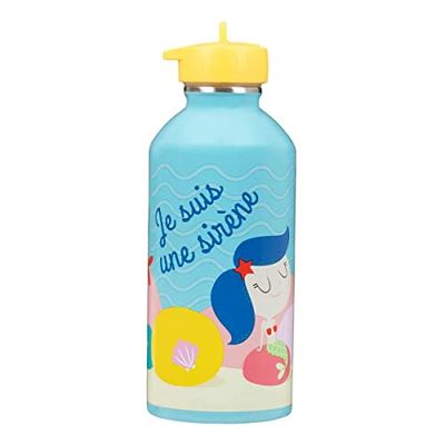 Draeger Paris – Children's Stainless Steel Water Bottle "Je suis Une mermaid"