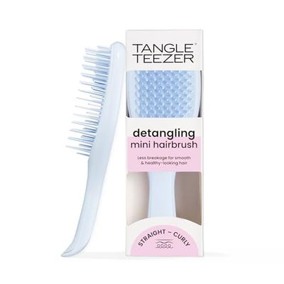 Tangle Teezer Mini Ultimate Detangler - Per capelli bagnati e asciutti - Spazzola districante per tutti i tipi di capelli - Spazzola tascabile da viaggio perfetta per bambini - Lavanda
