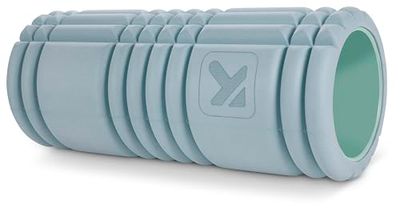 TriggerPoint Recycled GRID 1.0 Rouleau de massage musculaire en mousse, Rouleau de massage, Massage ciblé, Ecologique, Emballage recyclé, Gris, 33cm