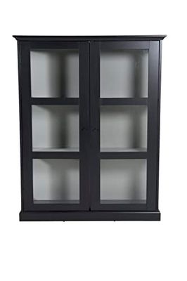 Wave - Glas cabinet - 120X40X150 CM - Zwart