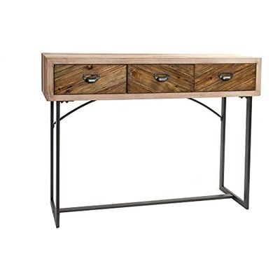 Console DKD Home Decor Métal Bois 110 x 32 x 85 cm