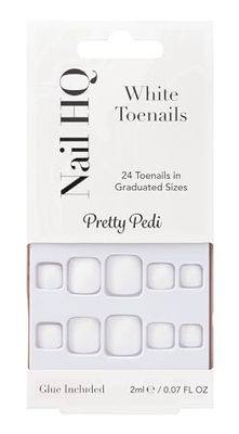 Nail HQ White Toenails (24 Pieces)