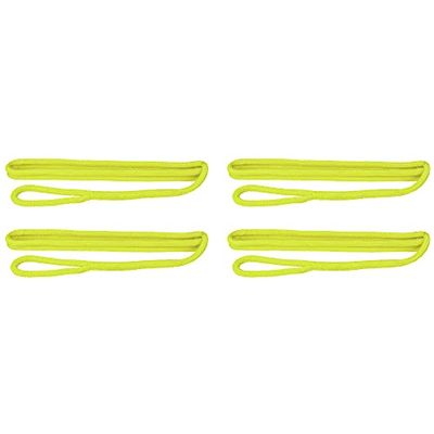 Extreme Max BoatTector 3006.3408 Lot de 4 Lignes d'ailes en Nylon à Double Tresse, 0,95 x 1,8 m, Jaune Fluo