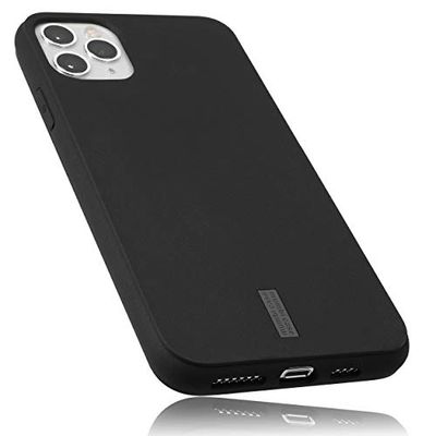 mumbi Mobiltelefonfodral kompatibelt med iPhone 11 Pro Max, mobilskal, svart med grå ränder