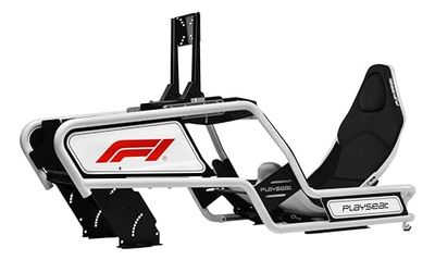 PLAYSEAT Formula Intelligence-F1 Edition, Sedia Sim Racing Unisex Adulto, Bianco, Nero e Rosso, Unica