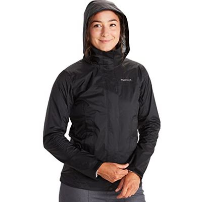Marmot Wm's Precip Eco Jacket Lightweight Hooded Rain Jacket mulher