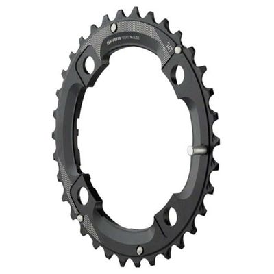 SRAM kettingblad MTB 34T, LK:104mm, aluminium, zwart 2x10, M-PIN, (GX), 11.6218.021.000